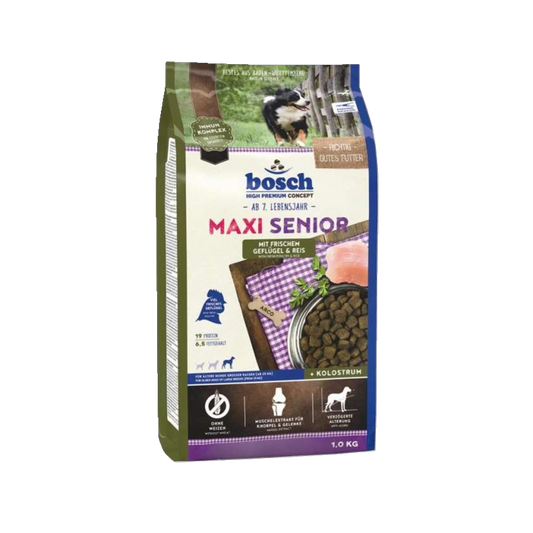 bosch Maxi Senior - Geflügel & Reis – Für ältere Hunde großer Rassen