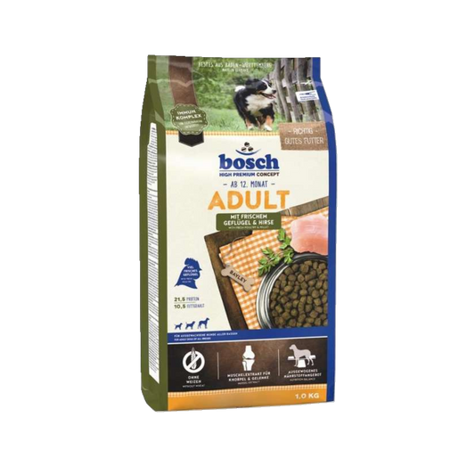 bosch Mini Adult - Geflügel & Hirse – Für kleine Genießer mit großem Anspruch