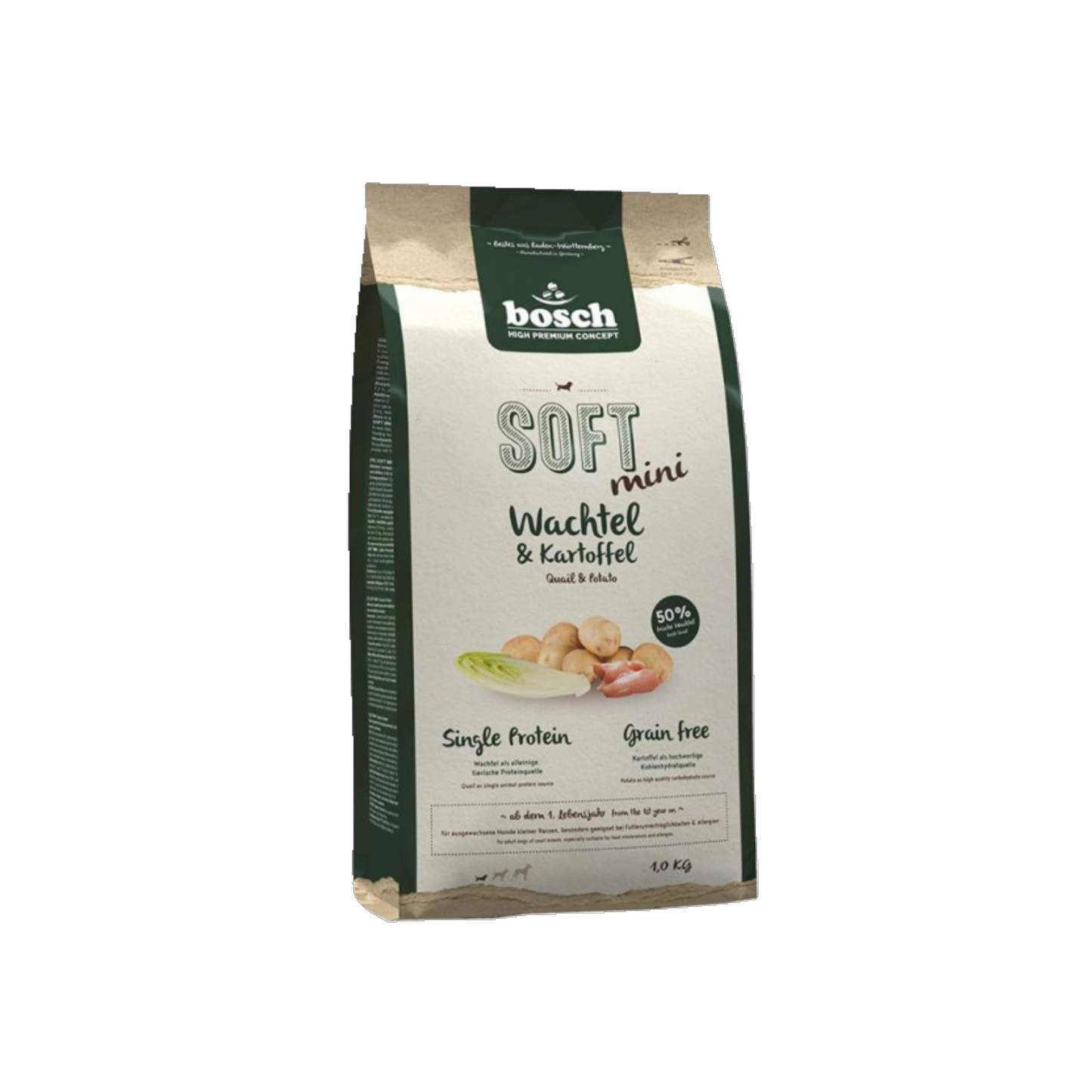 bosch SOFT Mini - Wachtel & Kartoffel – Sanfte Vielfalt für kleine Feinschmecker
