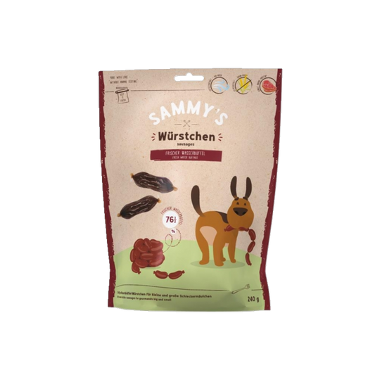 bosch Sammy’s Würstchen Wasserbüffel – Snackwürstchen für Hunde