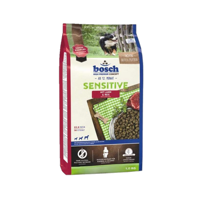 bosch Sensitive Lamm & Reis – Spezialnahrung für Hunde mit ernährungsbedingten Empfindlichkeiten
