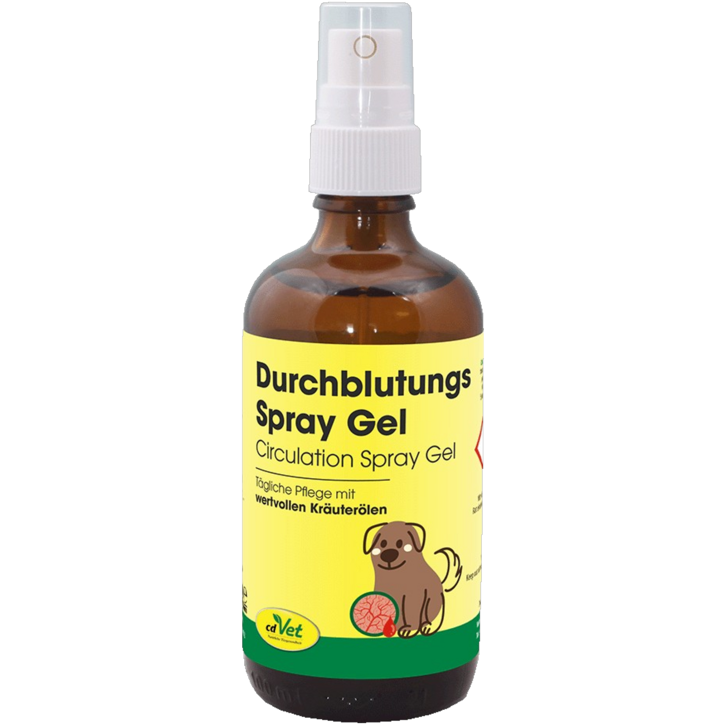 cdVet Dog – Durchblutungs Spray Gel