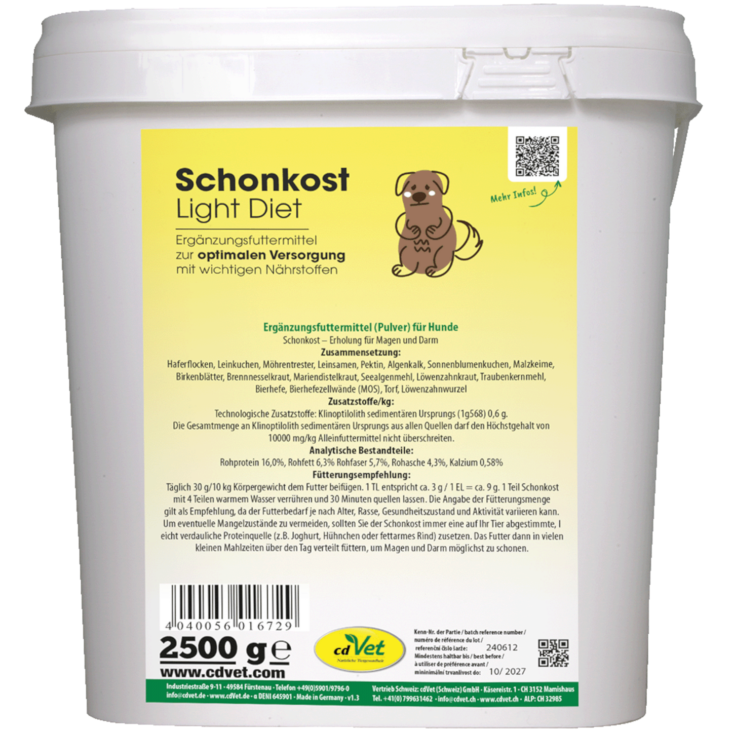 cdVet Dog – Schonkost