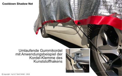 Cooldown Shadow Net – Flexibler Hitzeschutz mit Alu-Beschichtung