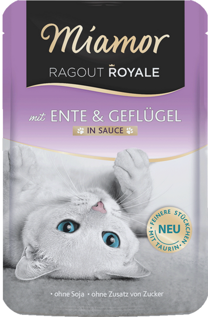 Miamor Ragout Royal in Sauce - Ente & Geflügel 100g