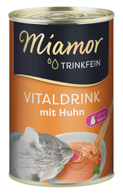 Miamor Trinkfein – Vitaldrink mit Huhn (135 ml Dose)