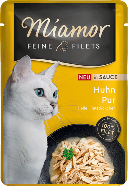 Miamor Feine Filets in Sauce - Huhn Pur 100g
