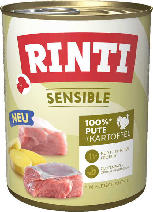 RINTI Sensible – Pute & Kartoffel