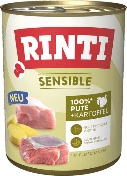 RINTI Sensible – Pute & Kartoffel