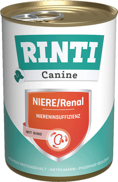 RINTI Canine Niere/Renal Rind – Diätfutter bei Niereninsuffizienz