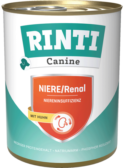 RINTI Canine Niere/Renal Huhn – Diätfutter bei Niereninsuffizienz