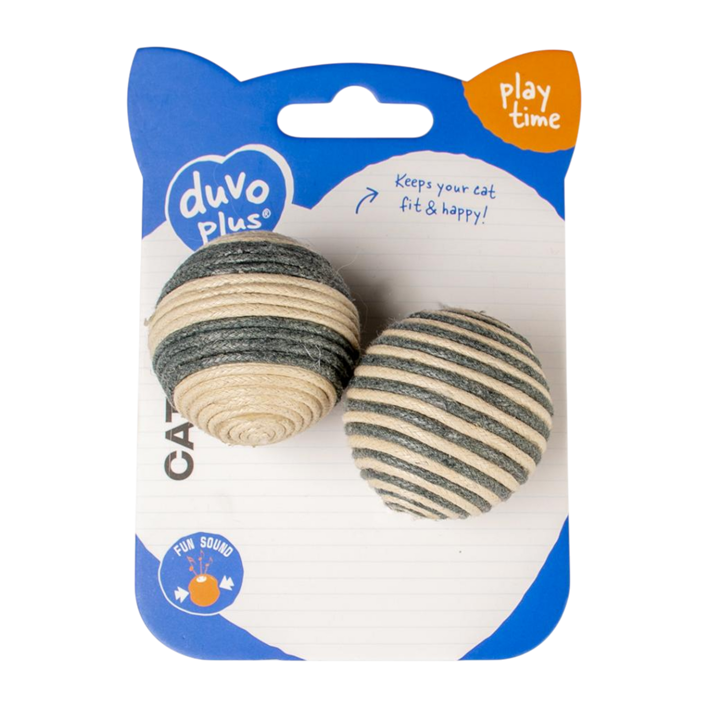 duvoplus Rope Bälle – Aktivspielzeug für fitte, ausgelastete Katzen