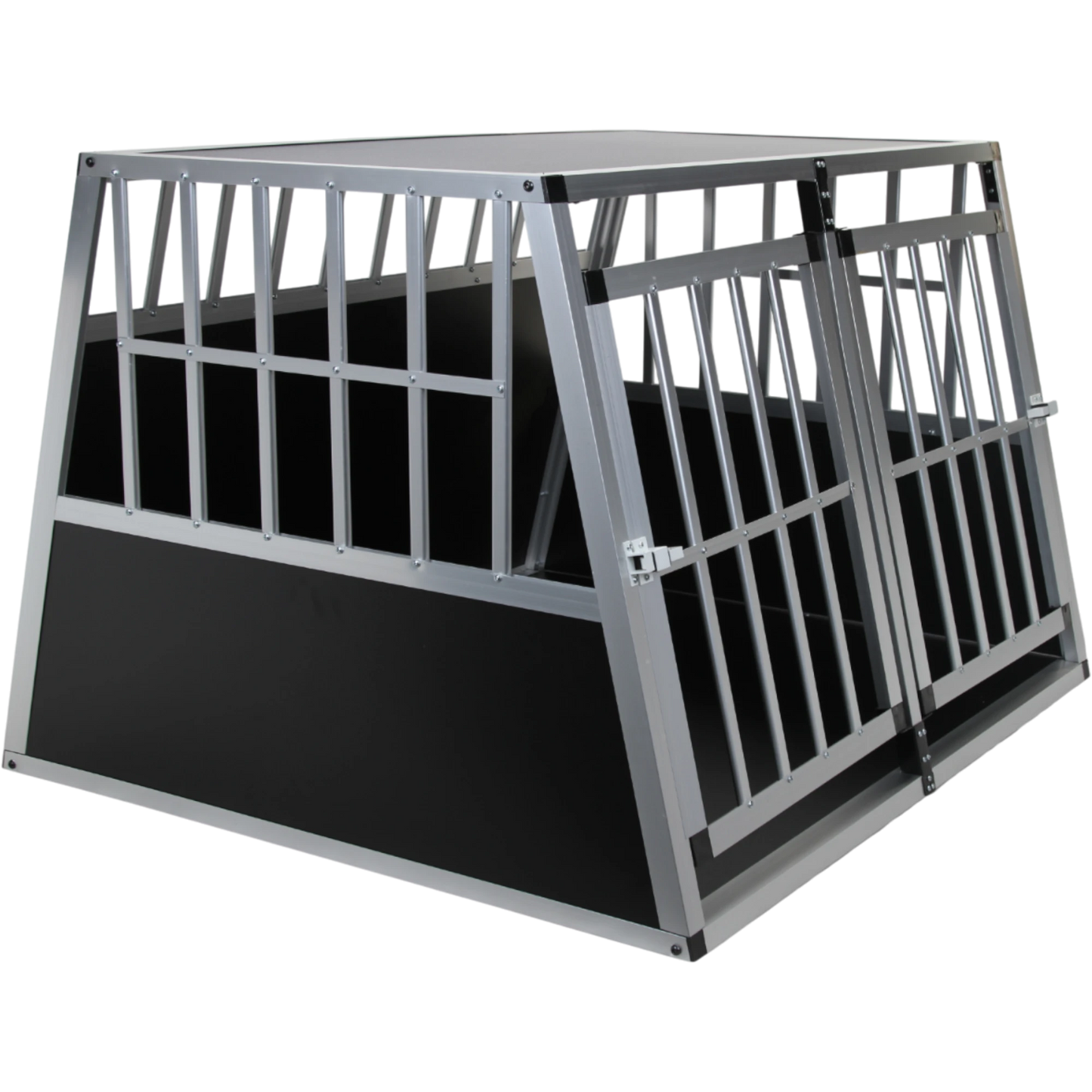 Hundetransportbox mit extra großem Zugang und Doppeltür