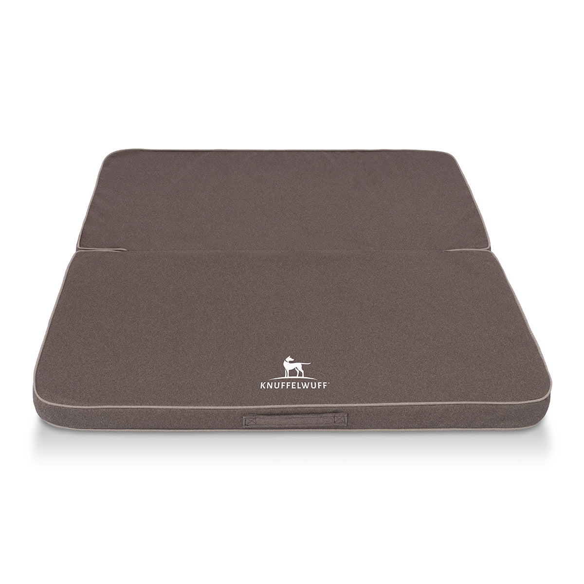 Knuffelwuff Faltbare Reisematte Orthopädisch Tacoma – Stilvoller Komfort aus Velours