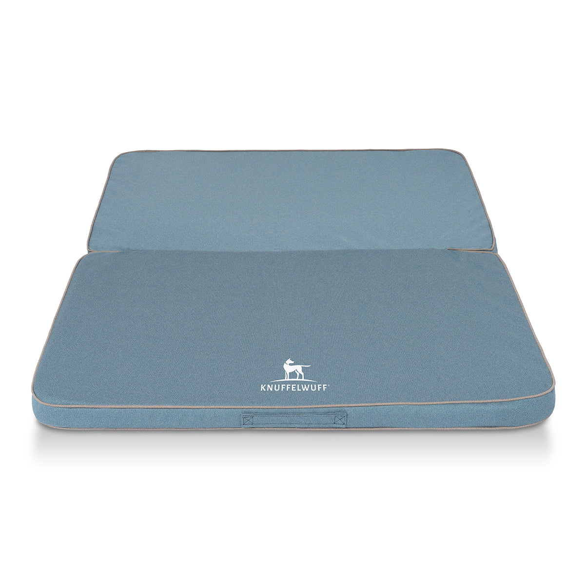 Knuffelwuff Faltbare Reisematte Orthopädisch Tacoma – Stilvoller Komfort aus Velours