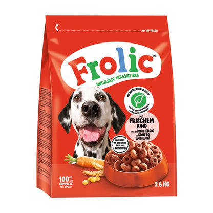 Frolic Rind – Herzhaftes Trockenfutter mit frischem Rind und Gemüse