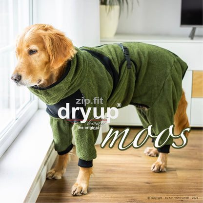 ZIP.FIT DRYUP Body Standard – Der Hundebademantel mit langen Beinen und Reißverschluss-System