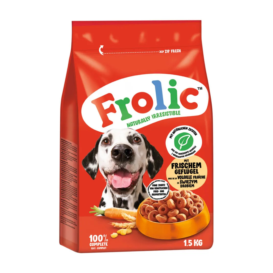 Frolic Geflügel – Vollwertige Mahlzeit mit Geflügel und Gemüse