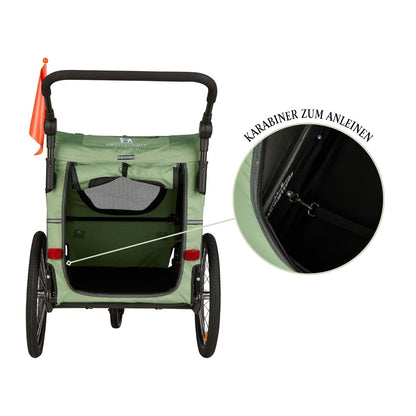 Knuffelwuff Cruvado – sicherer Hundeanhänger & Buggy für komfortable Ausflüge