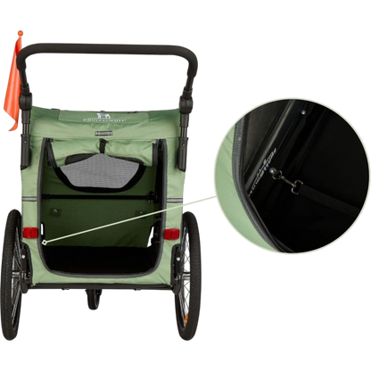 Knuffelwuff Cruvado – sicherer Hundeanhänger & Buggy für komfortable Ausflüge