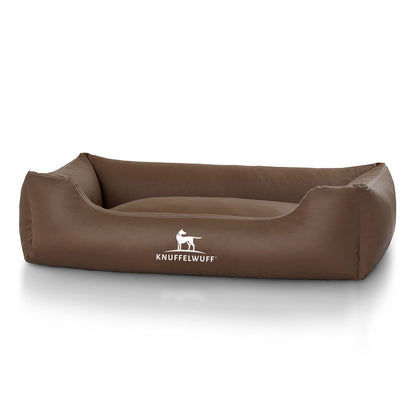 Knuffelwuff Kunstleder Hundebett Sidney – robust, bequem & pflegeleicht