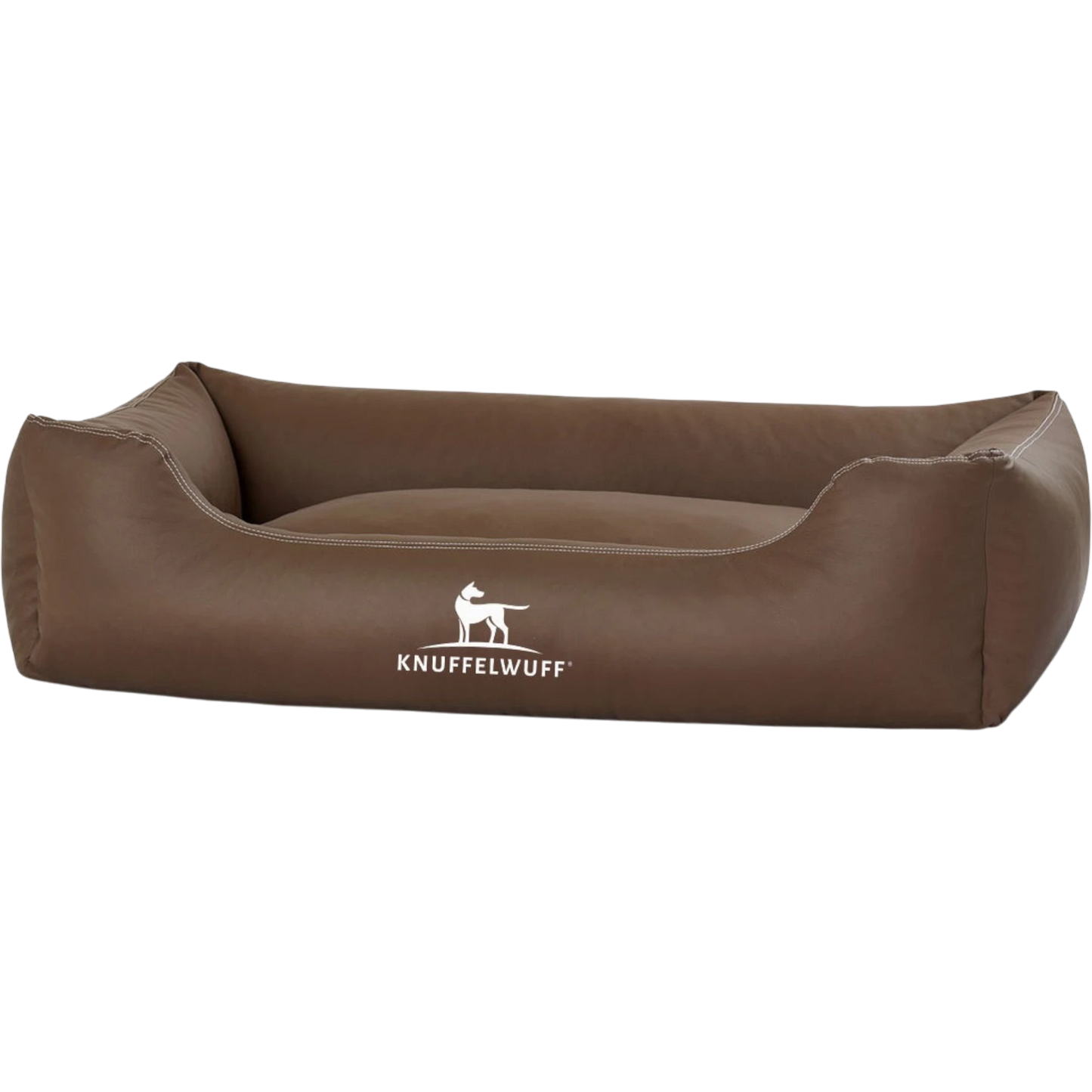 Knuffelwuff Kunstleder Hundebett Sidney – robust, bequem & pflegeleicht