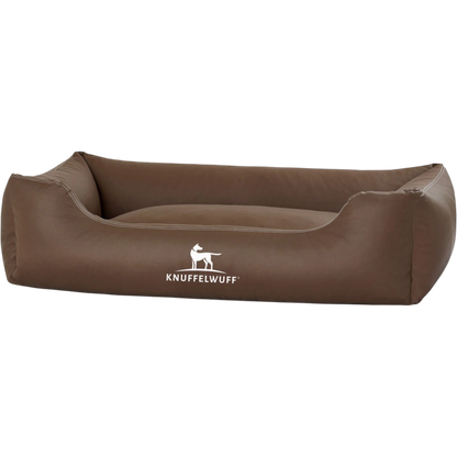 Knuffelwuff Kunstleder Hundebett Sidney – robust, bequem & pflegeleicht