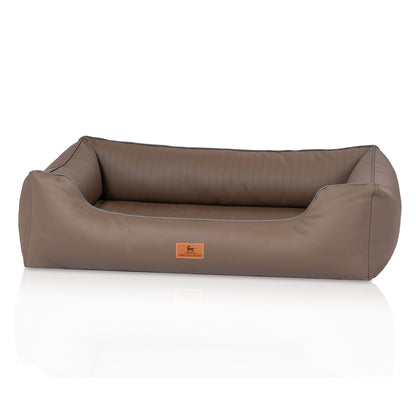 Knuffelwuff orthopädisches Hundebett Lovelock – aus edlem Kunstleder