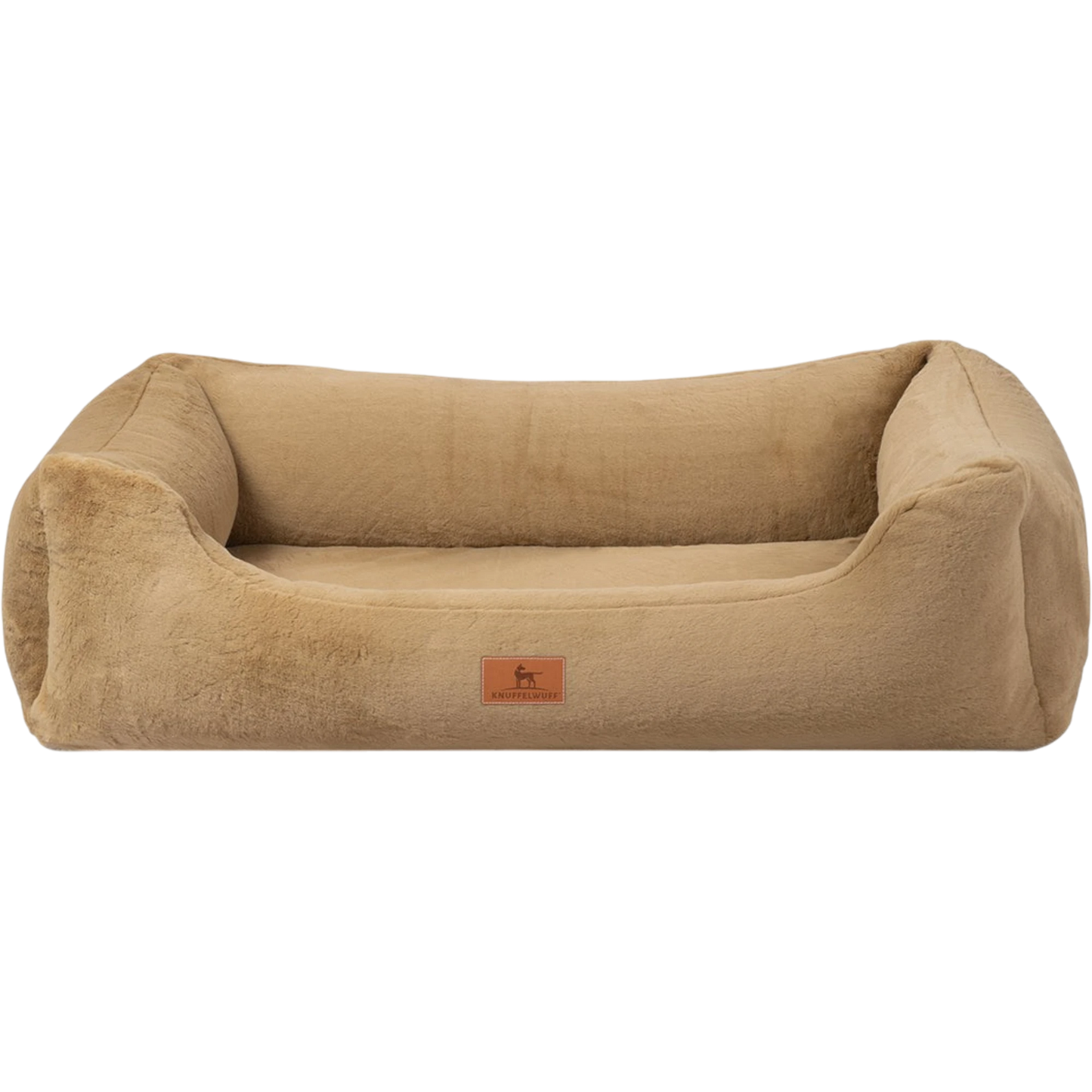 Knuffelwuff orthopädisches Hundebett Schnuffelupagus – Kuscheliges Kaninchen Fellimitat & gesunder Schlafkomfort