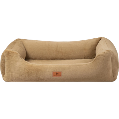Knuffelwuff orthopädisches Hundebett Schnuffelupagus – Kuscheliges Kaninchen Fellimitat & gesunder Schlafkomfort