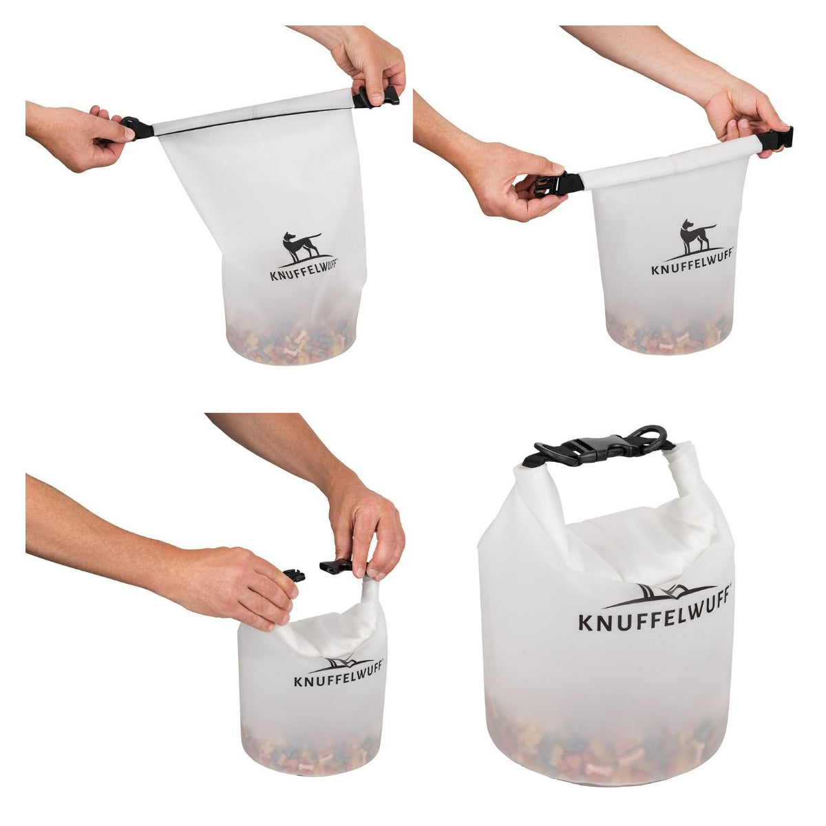 Knuffelwuff Reisefuttersack Bendigo – kompakt, hygienisch & perfekt für unterwegs