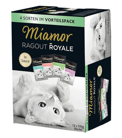 Miamor Ragout Royale in Sauce – Multibox Adult (12 x 100g)