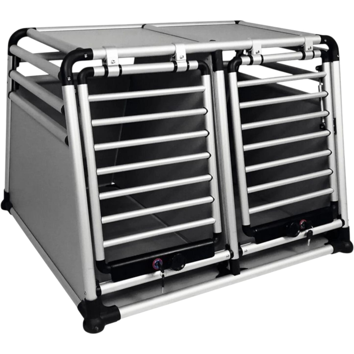 Luxuriöse Hundetransportbox mit Doppeltür