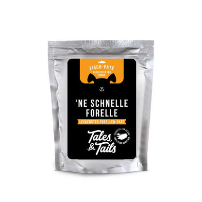 ’ne schnelle Forelle – Nassfutter für Hunde mit 100 % Forelle