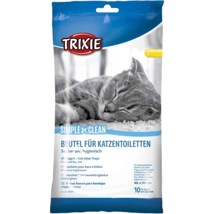 Trixie Toilettenbeutel 10er Pack – Für eine saubere und hygienische Katzentoilette!