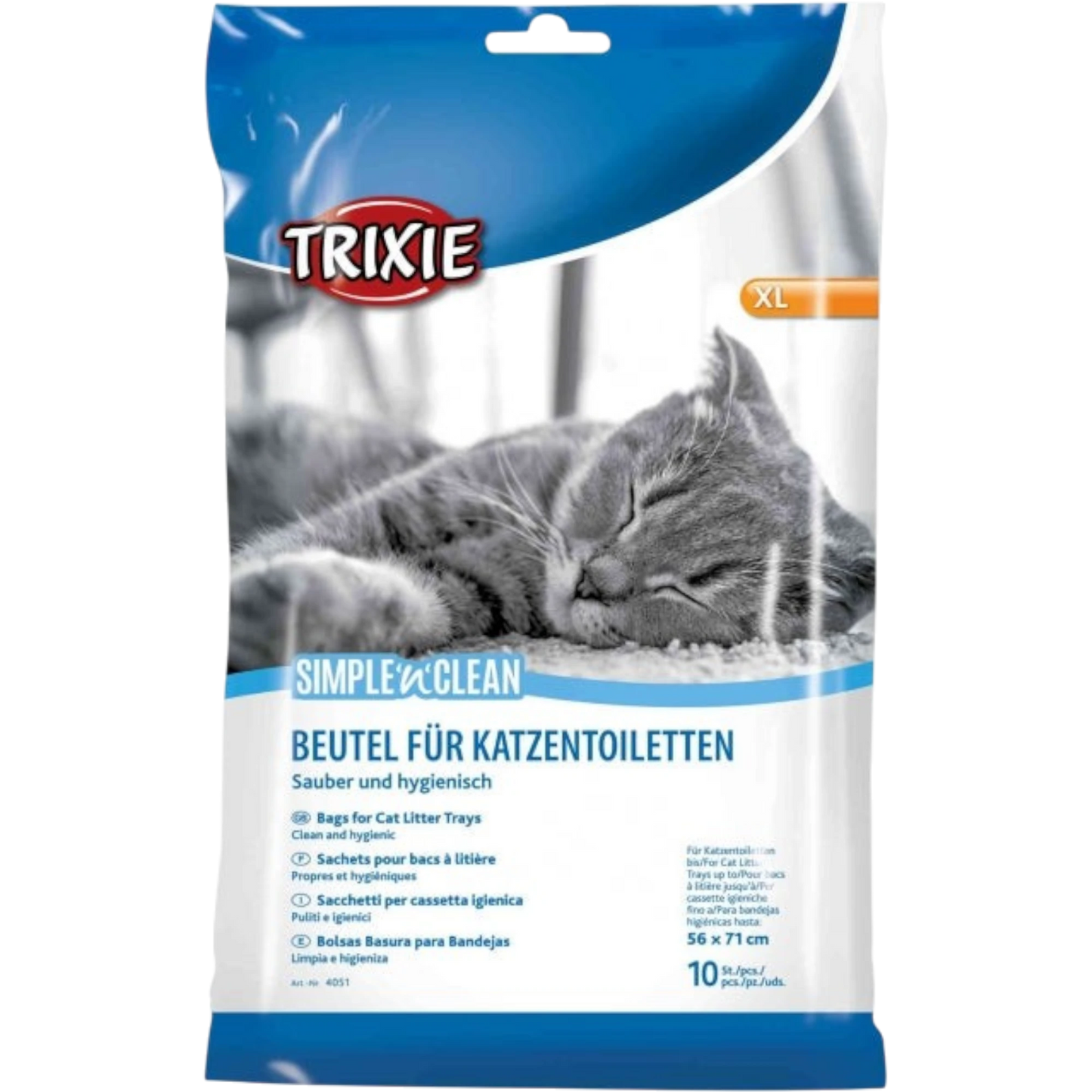Trixie Toilettenbeutel 10er Pack – Für eine saubere und hygienische Katzentoilette!