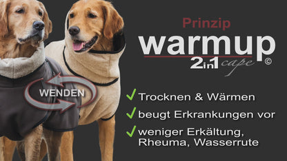 Warmup Cape Classic Camouflage – Wende-Cape für Schutz, Wärme und Stil
