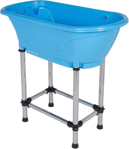 Mini Hundebadewanne mit stabilem Aluminiumgestell