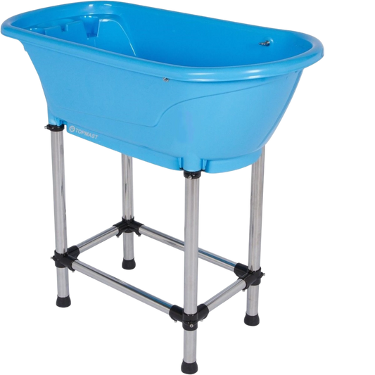 Mini Hundebadewanne mit stabilem Aluminiumgestell