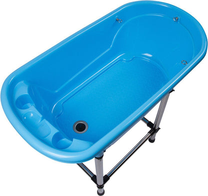 Mini Hundebadewanne mit stabilem Aluminiumgestell