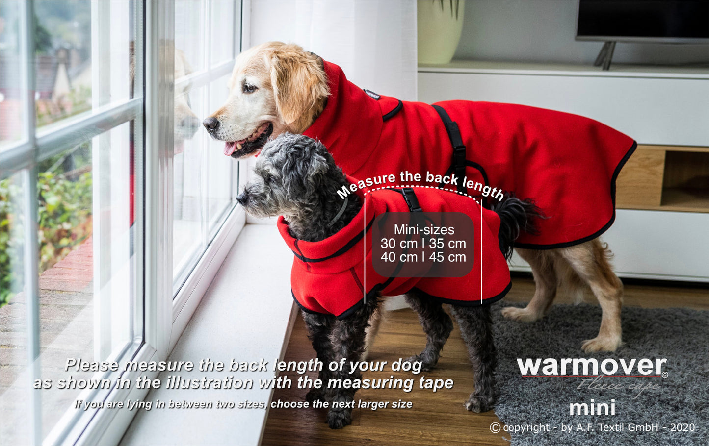 Warmover Cape Mini – Leichter Hundemantel für Wärme & Komfort