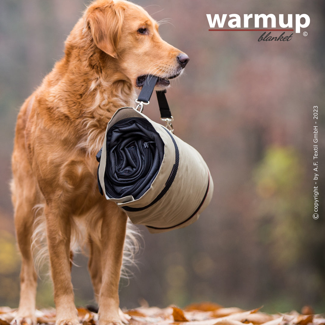 Warmup Blanket Basic – die universelle Outdoor-Decke für Hunde