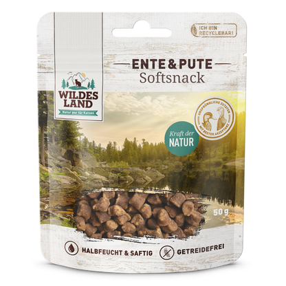 Wildes Land Soft Snack – Ente & Pute