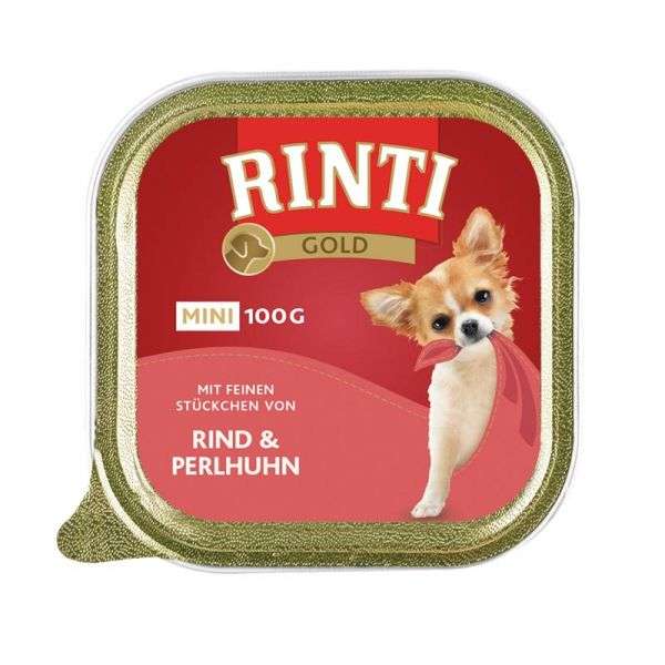 RINTI Gold Mini - Rind & Perlhuhn 100g