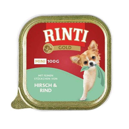 RINTI Gold Mini - Hirsch & Rind 100g